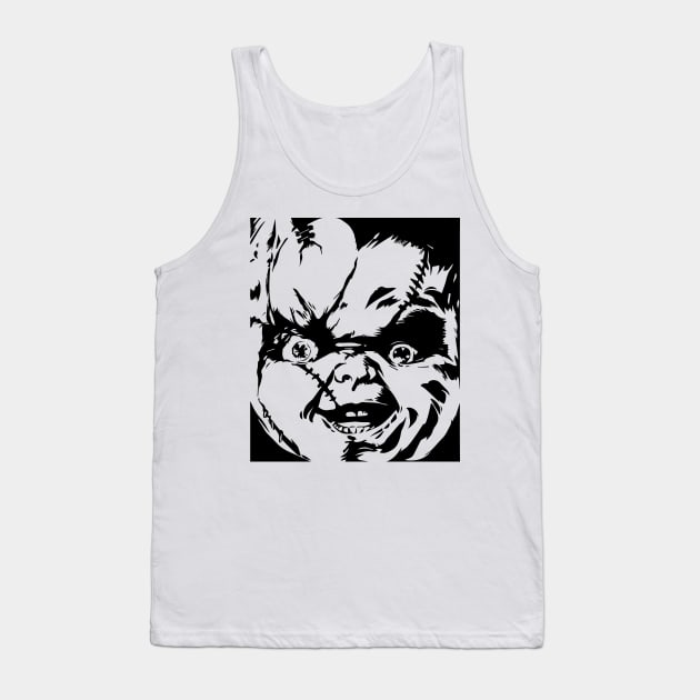 chucky Tank Top by horrorshirt